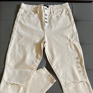 GAP Women's Cream Jeans